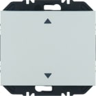 BERKER - K.x EnOcean Modul mit Wippe 1fach mit Pfeil Aufdruck, alu matt