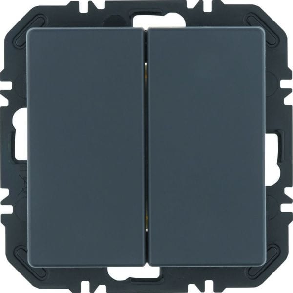 BERKER - Q.x EnOcean Modul mit Wippe 2fach anthrazit samt