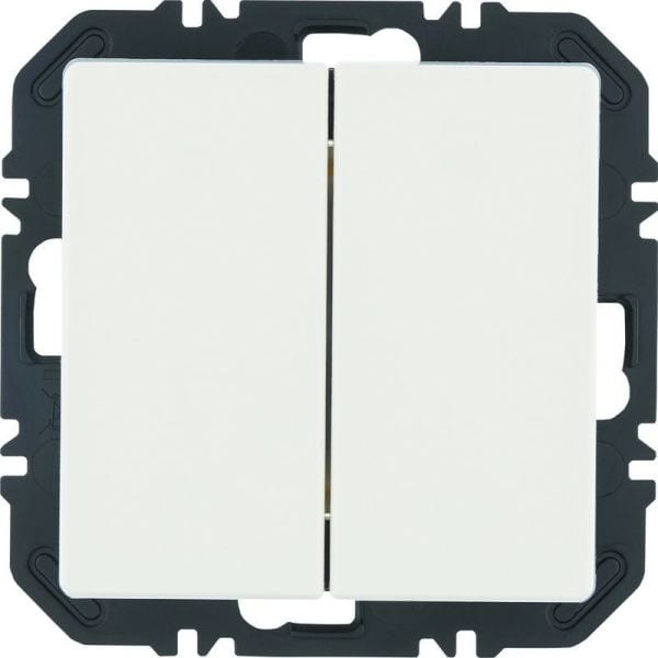 BERKER - Q.x Hue Funk Wandsender-Modul Kit 2fach polarweiß samt