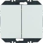 BERKER - K.x EnOcean Modul mit Wippe 2fach alu matt