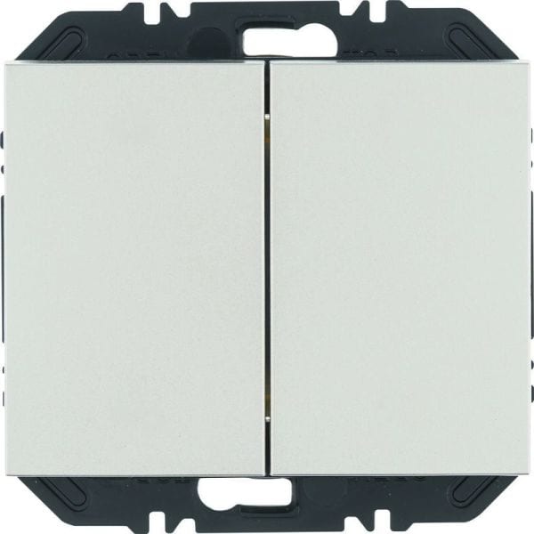 BERKER - K.5 Hue Funk Wandsender-Modul Kit 2fach edelstahl matt lackiert