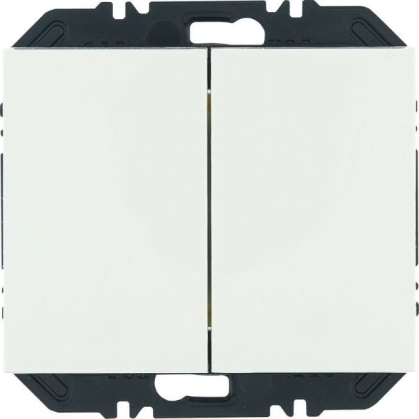 BERKER - K.1 Hue Funk Wandsender-Modul Kit 2fach polarweiß glänzend