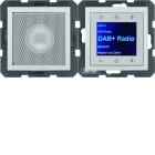 BERKER - S.1/B.x Radio Touch DAB+ Set mit LS, alu matt
