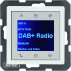 BERKER - Q.x Radio Touch DAB+ polarweiss samt