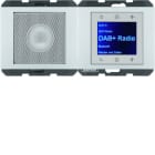 BERKER - K.5 Radio Touch DAB+/Bluet. Set mit LS, alu matt
