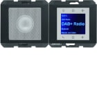 BERKER - K.1 Radio Touch DAB+/Bluet. Set mit LS, anthrazit matt