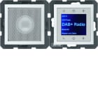 BERKER - S.1/B.x Radio Touch DAB+/Bluet. Set mit LS, polarweiß matt