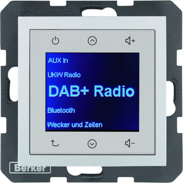 BERKER - S.1/B.x Radio Touch DAB+/Bluet. alu matt