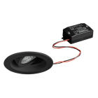 BRUMBERG - TIRRELdeep LED-Einbaustr.set rund, sw.m. 230V 6W 3000K 38°