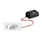 BRUMBERG - BB05 Einbaustr.set quadr. str. ws. 230V 6W 3000K 38°