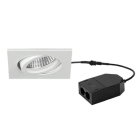 BRUMBERG - LOOP-S LED-Einbaustr.set quadr. str.ws. 230V 5W 3000K 38°