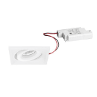 BRUMBERG - BB37 Einbaustr.set quadr. str.ws. 230V 7W 3000K 40°
