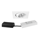 BRUMBERG - BB05 Einbaustr.set quadr. str.ws. 230V 6W 3000K DALI 38°