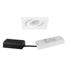 BRUMBERG - BB36 Einbaustr.set quadr. str.ws. 230V 7W 3000K DALI 40°