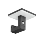 BRUMBERG - IRIS LED-Wandanbaul. eckig, str.graph. 230V 8,6W 3000K IP54 120°