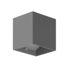 BRUMBERG - IDAS LED-Wandanbaul. eckig, str.graph. 2x3W 3000K IP54 10°