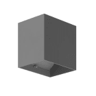 BRUMBERG - IDAS LED-Wandanbaul. eckig, str.graph. 2x6W 3000K IP54145°