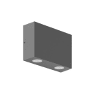 BRUMBERG - ELLA LED-Wandl. eckig, str.graph. 230VAC 4W 3000K IP54