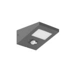 BRUMBERG - ARGUS LED-Solarwandanbaul. eckig, str.graph. 1,4W 3000K IP54 115°