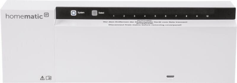 EQ3 - Wired Fußbodenheizungs controller 10fach 230V, HmIPW-FAL230-C10