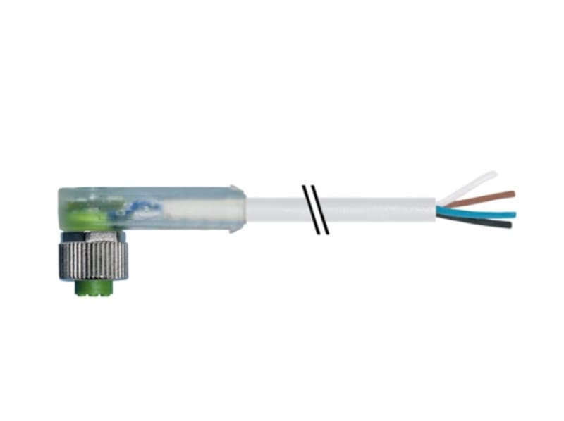 MURRELEKTRONIK - M12 90° PUR 4x0.34 3m UL/CSA