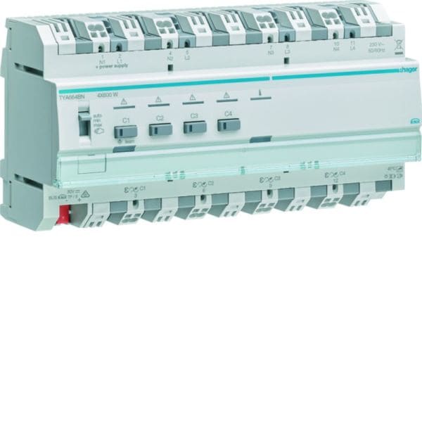 HAGER - KNX Universaldimmaktor 4fach 4x600W REG