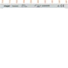 HAGER - Phasenschienen(2),6mm²,10 Pole EndkAppen