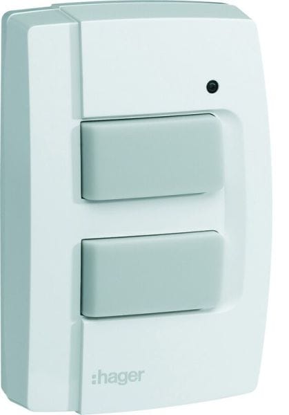 HAGER - KNX-RF Tastsensor 2fach Ap