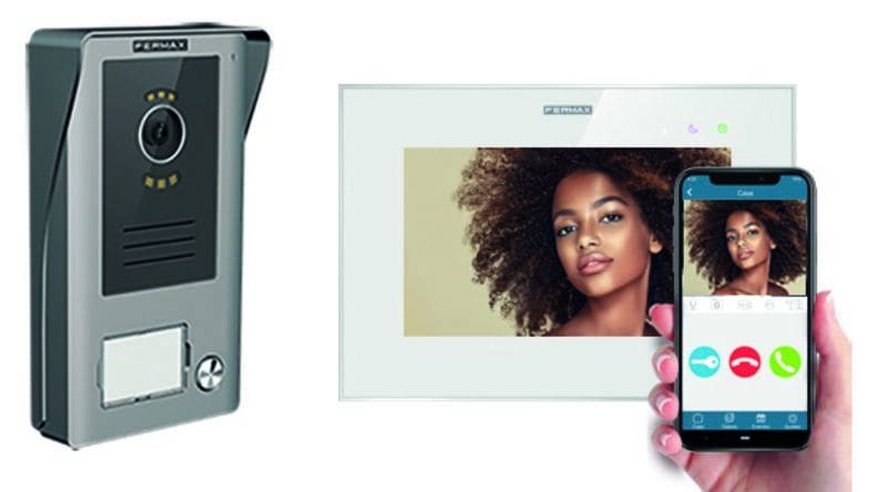 FERMAX - Video-KIT WAY-FI Plus, Monitor 7, m. Türstation AP, Einfam. Set, WLAN,