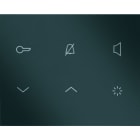 ELCOM - Innenstation Audio AP 2Draht anthrazit matt TOUCH