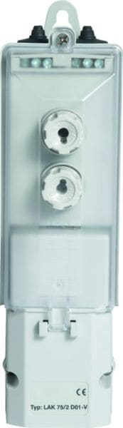 SEITEC - Erdkabel-Übergangskasten LAK 75/2 D02 2xDO1 (E14) ohne Sicherungsmaterial grau