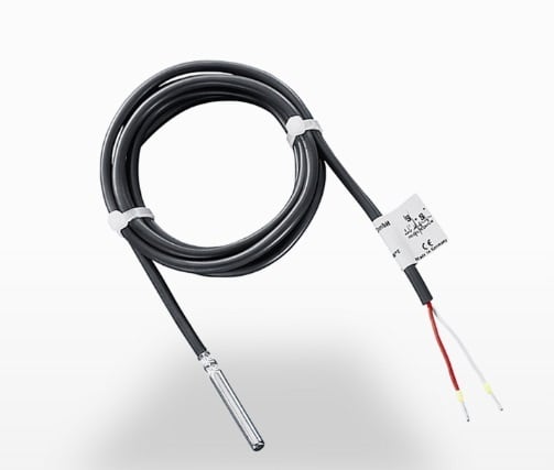 MDT - PT1000 Temperaturfühler mit 3 m Anschlußkabel und 6 mm Hülse