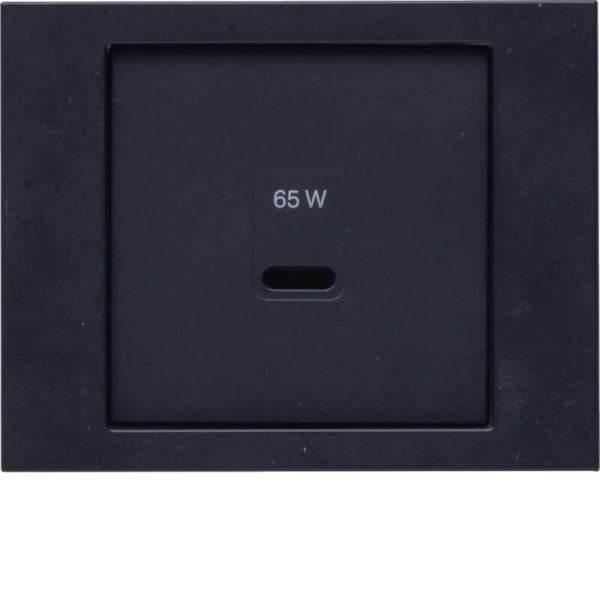 BERKER - K.1 Zentralstück für USB für PD Power Modul anthrazit matt