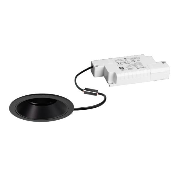 BRUMBERG - BINATO LED-Einbaustrahler rund 230V AC 6W 4000K str.-sw./sw. m.