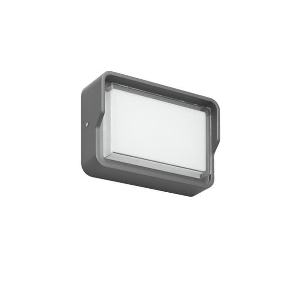 BRUMBERG - COATIS LED-Wandanbauleuchte 12W 3000K IP65 strgra eckig 970lm