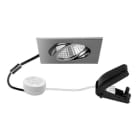 BRUMBERG - BB05 LED-Einbaustr. 230V 6W 3000K chrom glä quad ABOX dim