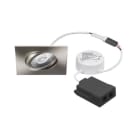 BRUMBERG - ABACO LED-Einbaustrahler 230V 8W, 36°, 3.000K, quad., schwenkbar
