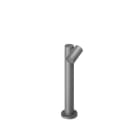 BRUMBERG - LUZON GU10-Pollerleuchte 1x8W IP65 strgra 450mm