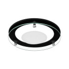 BRUMBERG - MUNA MICRO Abdeckring sw m. m. Glas zu 12563
