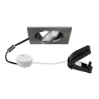 BRUMBERG - BB05 LED-Einbaustr. 230V 6W 3000K nickel ma quad ABOX dim