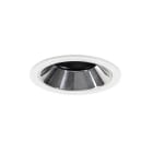 BRUMBERG - BINATO Einbaumodul rund strukturw./chrom gl. ohne LED Modul