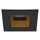BRUMBERG - ALTERO-S Einbaudownl quadr IP44 350mA 11,8W 3000K-1800K sw./go.
