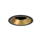 BRUMBERG - BINATO Einbaumodul rund str.-sw./gold m. ohne LED Modul