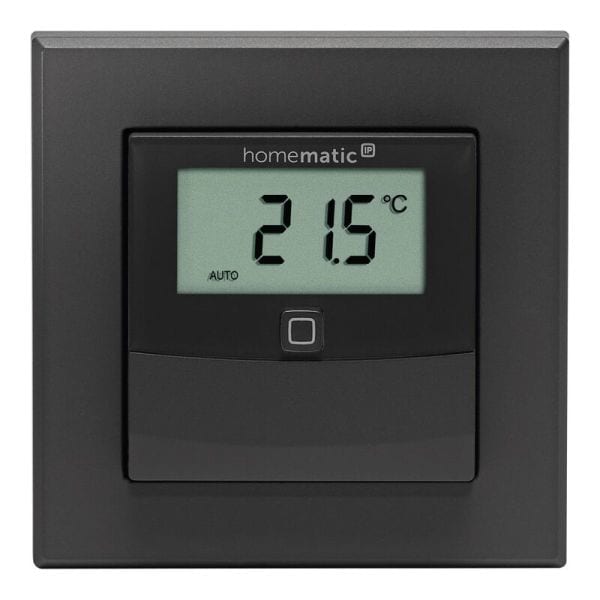 EQ3 - Wired Temperatur u. Feuchte Sensor Display f. 55x55 Rahmen anthrazit