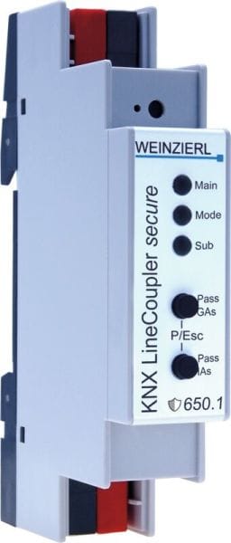 WEINZIERL - KNX Linienkoppler REG  650.1 secure