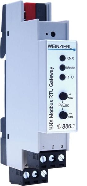 WEINZIERL - KNX Modbus RTU Gateway 886.1 secure REG