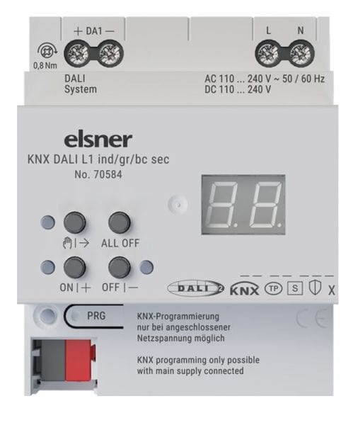 ELSNER - KNX DALI Gateway RGBW 1-fach REG