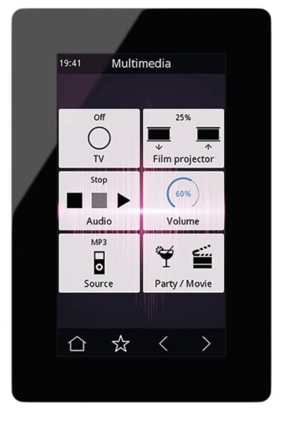IDDERO - KNX Verso+IP 2 4,3 Touchdisplay schwarz