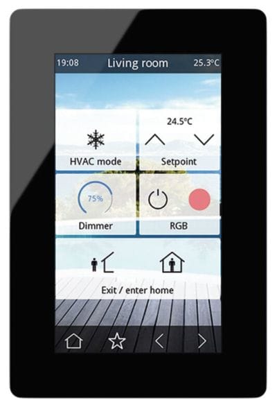 IDDERO - KNX Verso 2 4,3 Touchdisplay schwarz