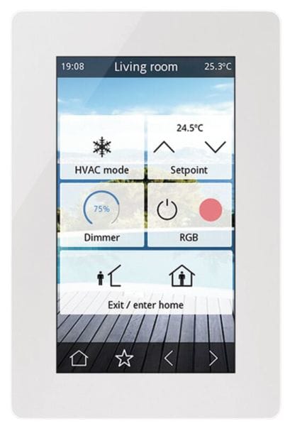 IDDERO - KNX Verso 2 4,3 Touchdisplay weiß